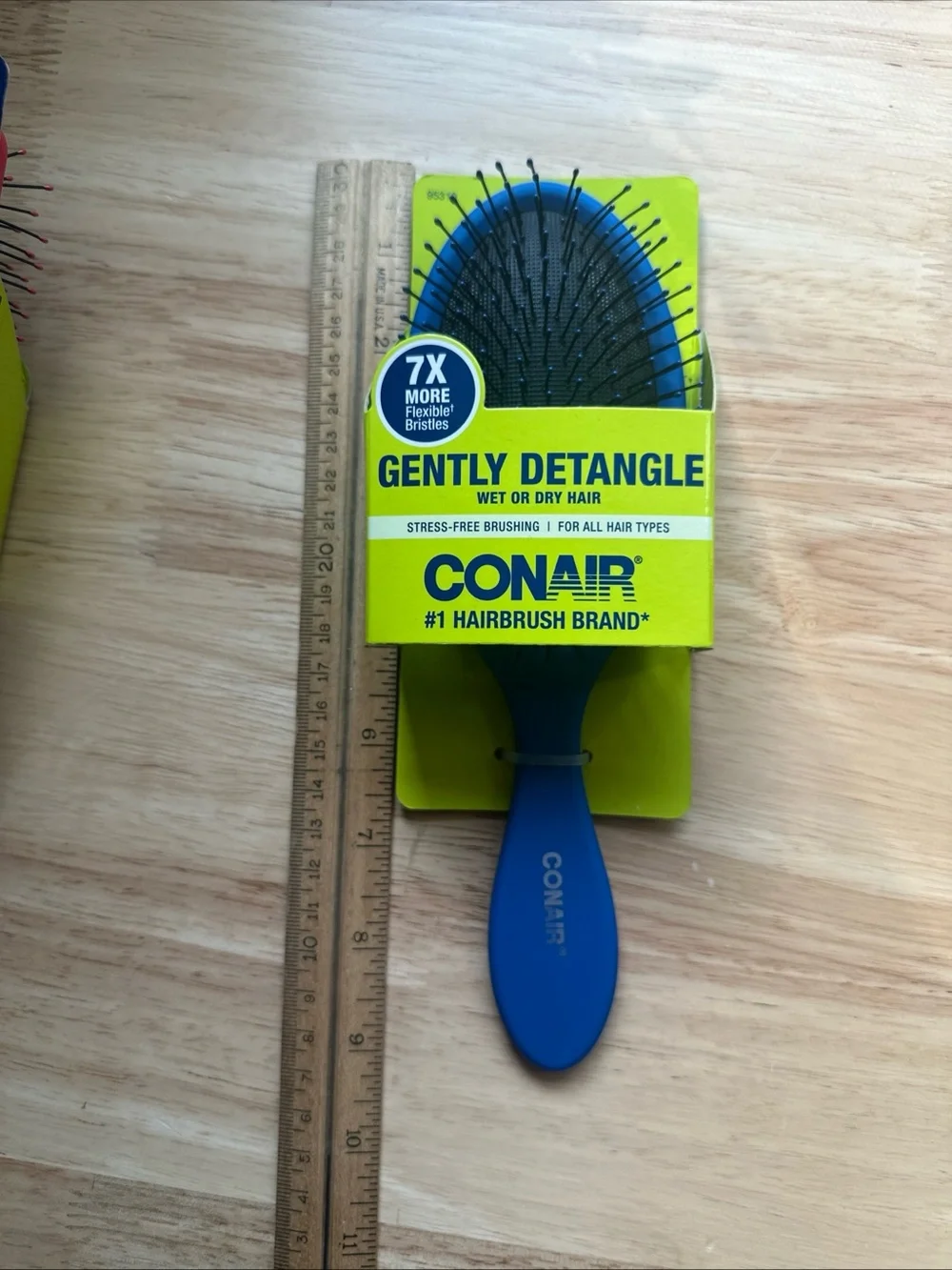 Conair Gently Detangle Paddle Brush — Blue oval